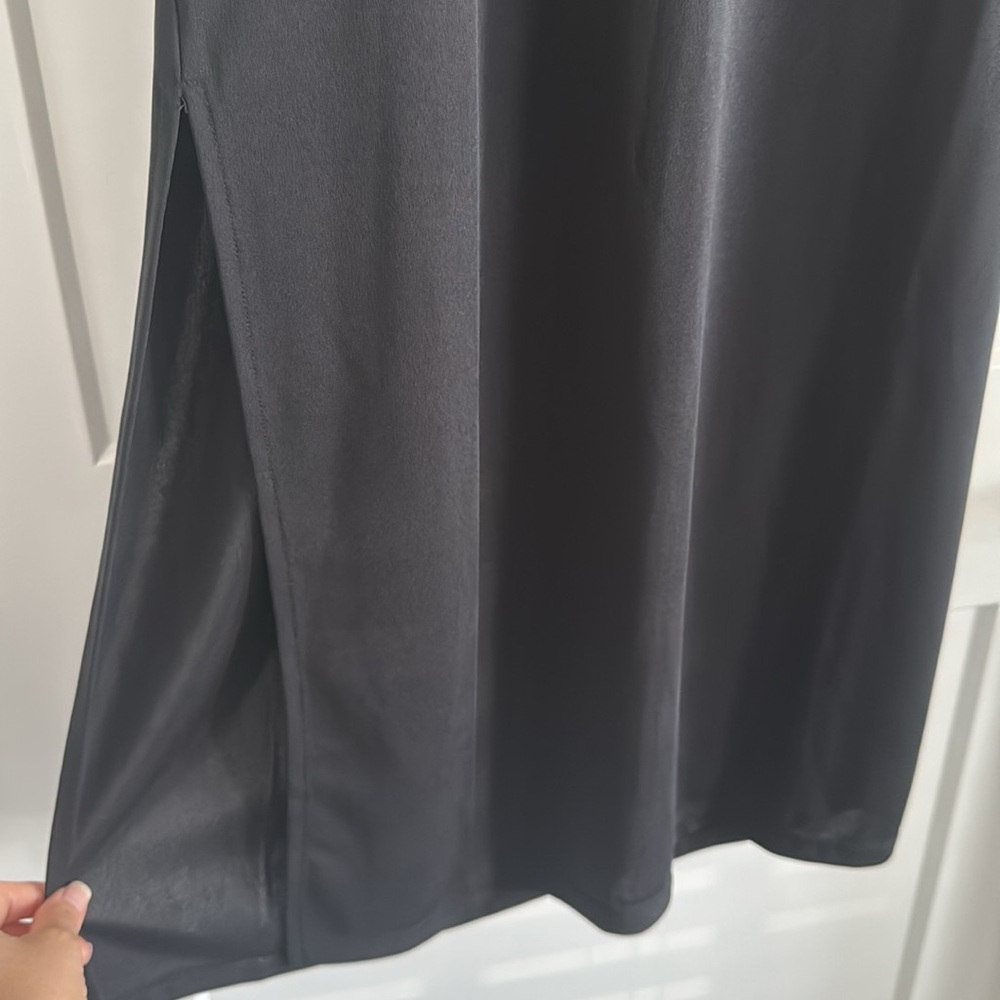 H&M Black Jersey Slip Dress - Size S, Elegant & Minimalist - Picture 6 of 8